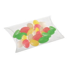 Customized Christmas Candy Clear PET PVC Pillow box Packaging